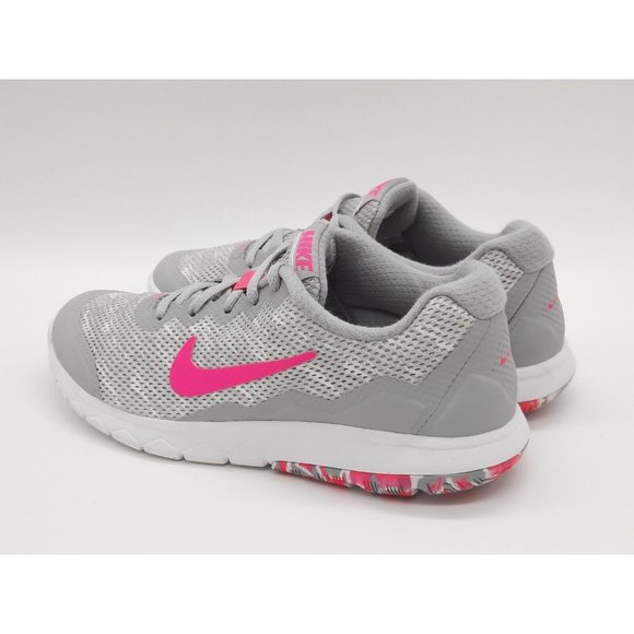 Nike Flex Experience RN4 Womens Size 6.5 Running Shoes Gray Pink 749177-102 - Picture 7 of 11